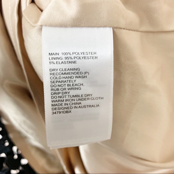 Bardot Black Flora Lace Dress Small - Picture 6 of 8